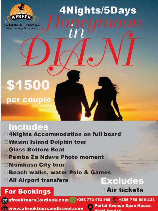 HONEYMOON IN DIANI